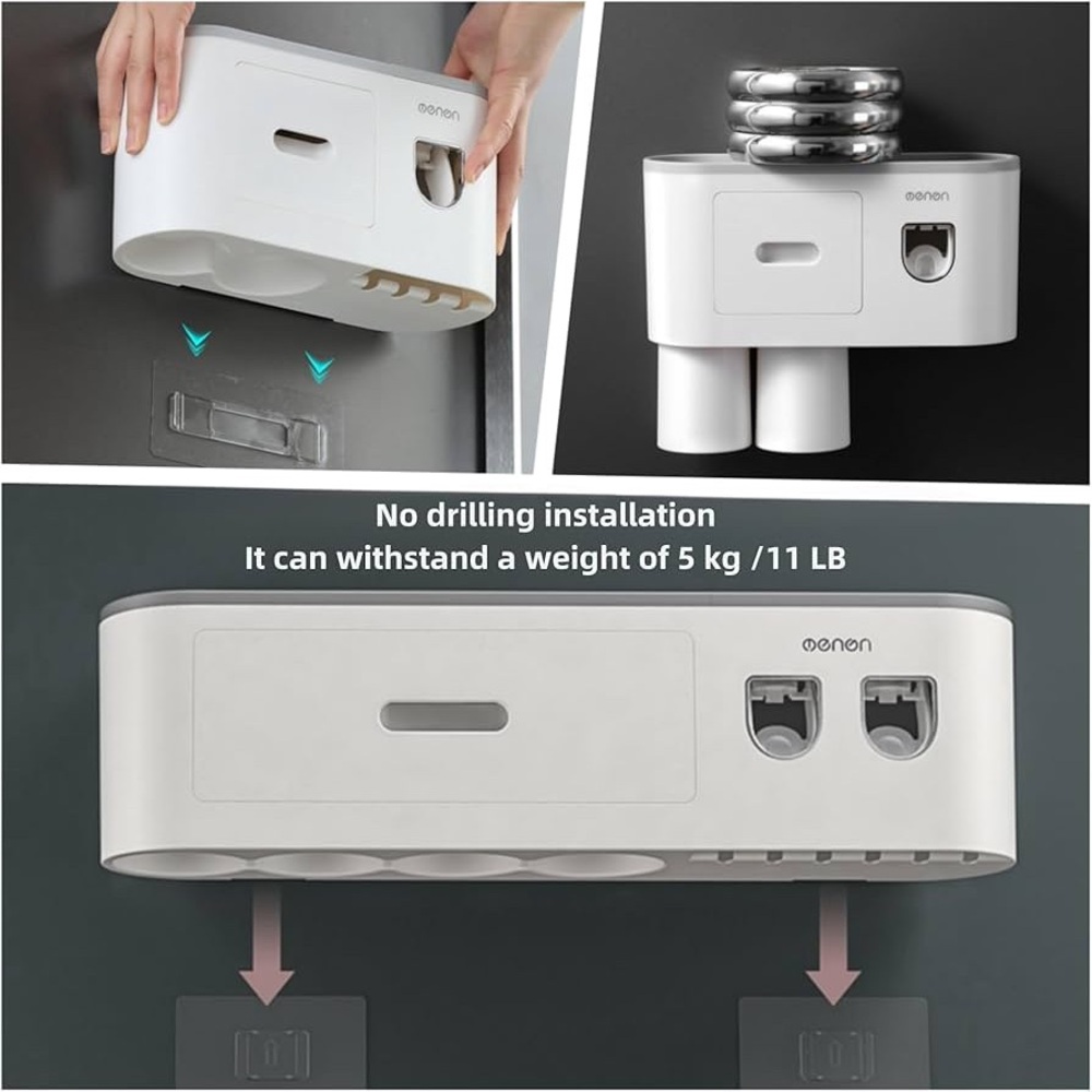 Toothpaste Dispenser + Organizer - Picture 6 of 8